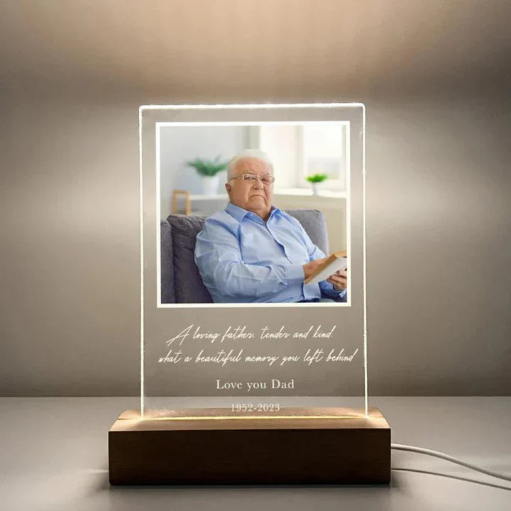 In Loving Memories of my father Led Lamp