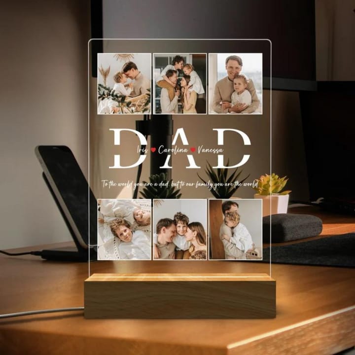 In Loving Memories of my father Led Lamp