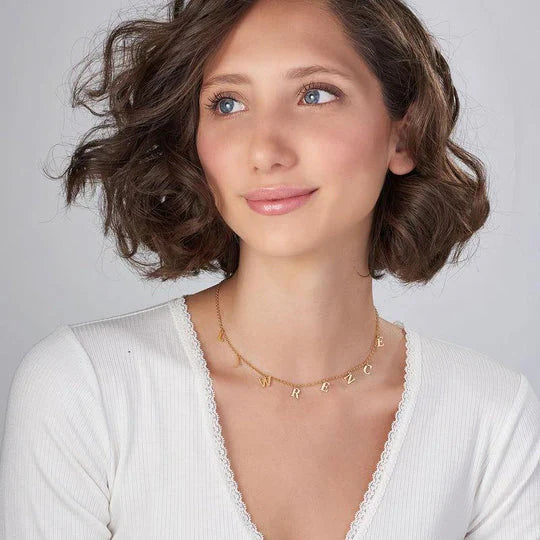 PERSONALIZED CHOKER NAME NECKLAC