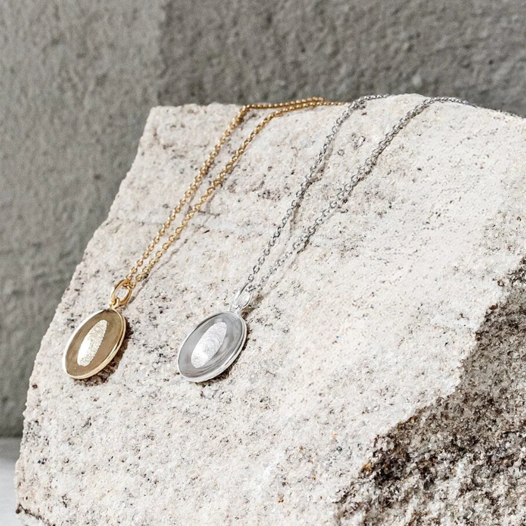 Fingerprint Engrave Necklace